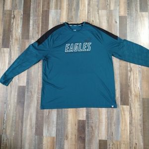 NFL Fanatics Philadelphia Eagles Men's Long Sleeve Shirt  Size 4XL Green